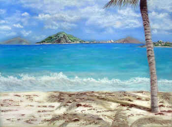 'No Computers Allowed' - Pastel Painting by Margo Kelley